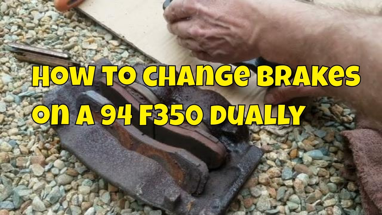 Replacing the calipers 1994 F350 diesel turbo idi