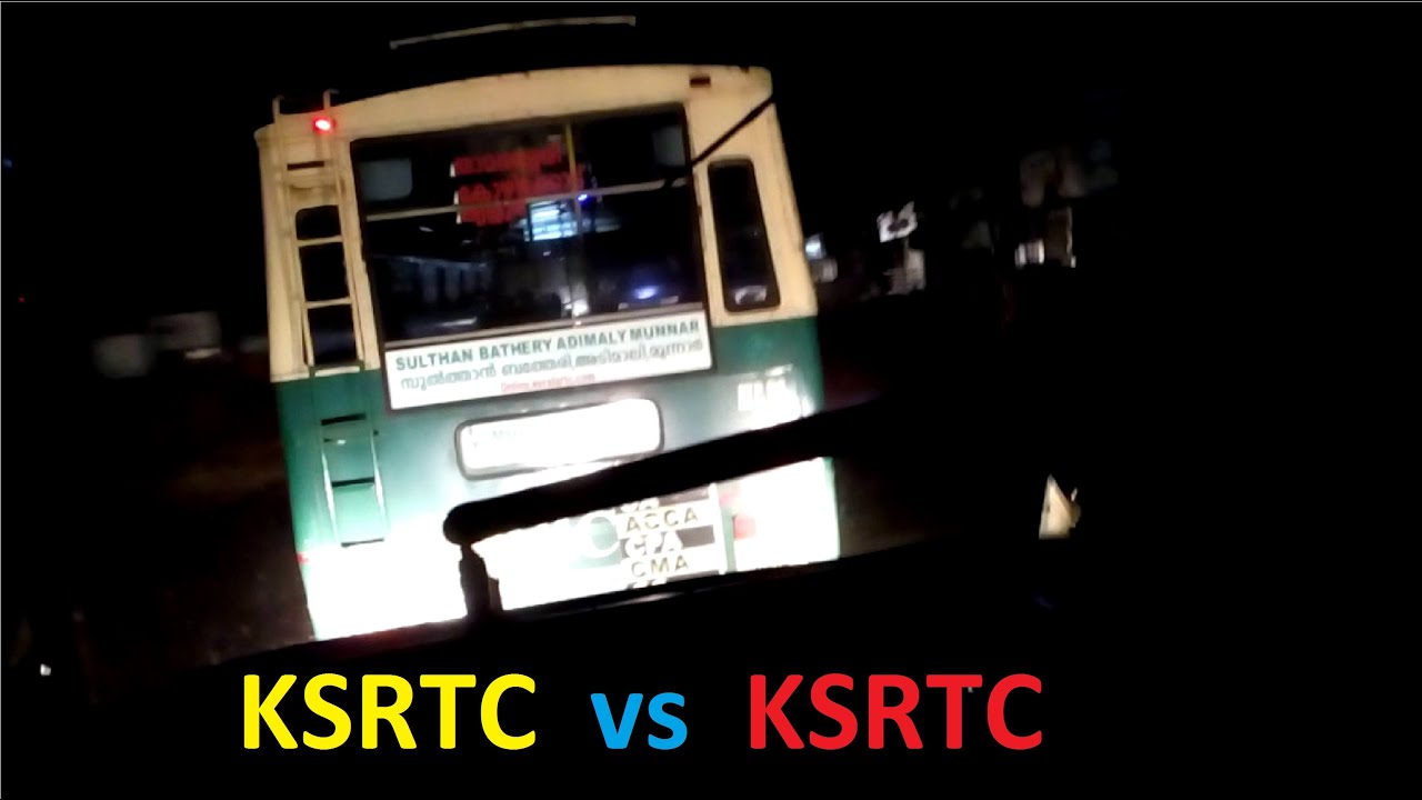 KSRTC Overtake - Super Express vs Lightning
