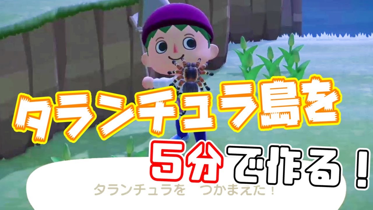 【あつ森】タランチュラ島とサソリ島は超簡単に作れる！