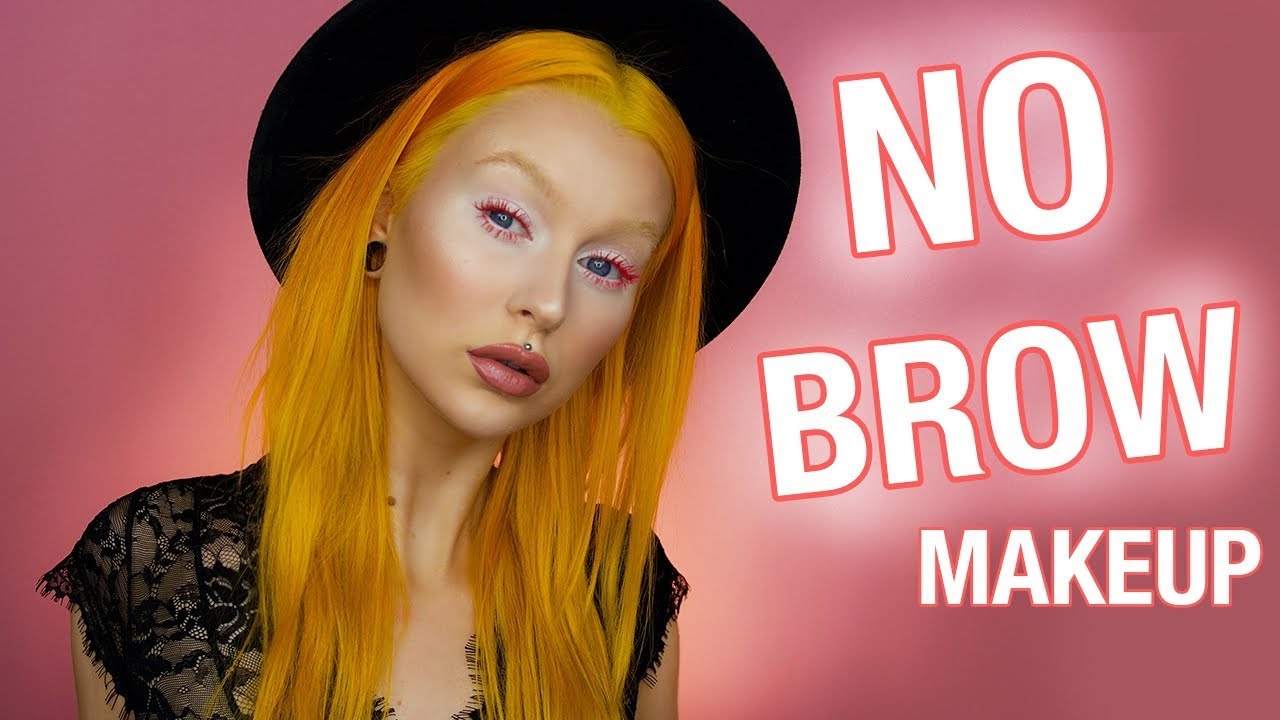 Bleached Brows & Red Mascara Makeup + A SECRET | Evelina Forsell