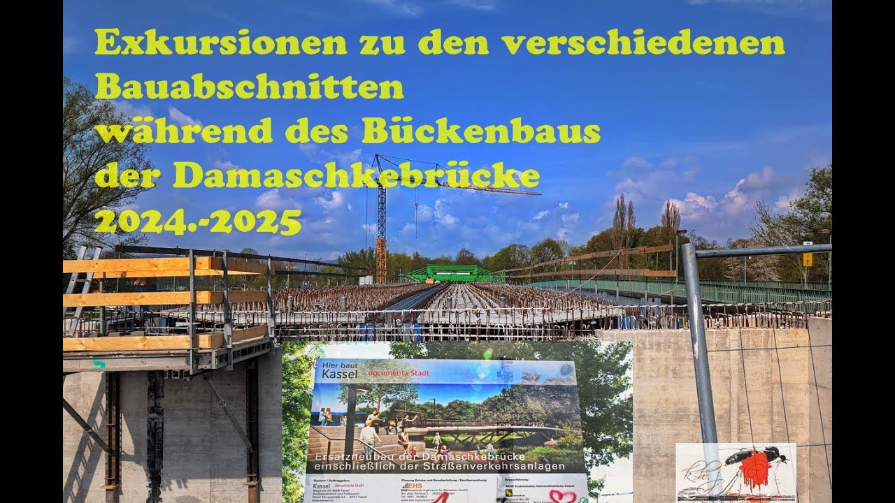 Bauabschnitte  der neuen Damaschkebrücke 2024-2025
