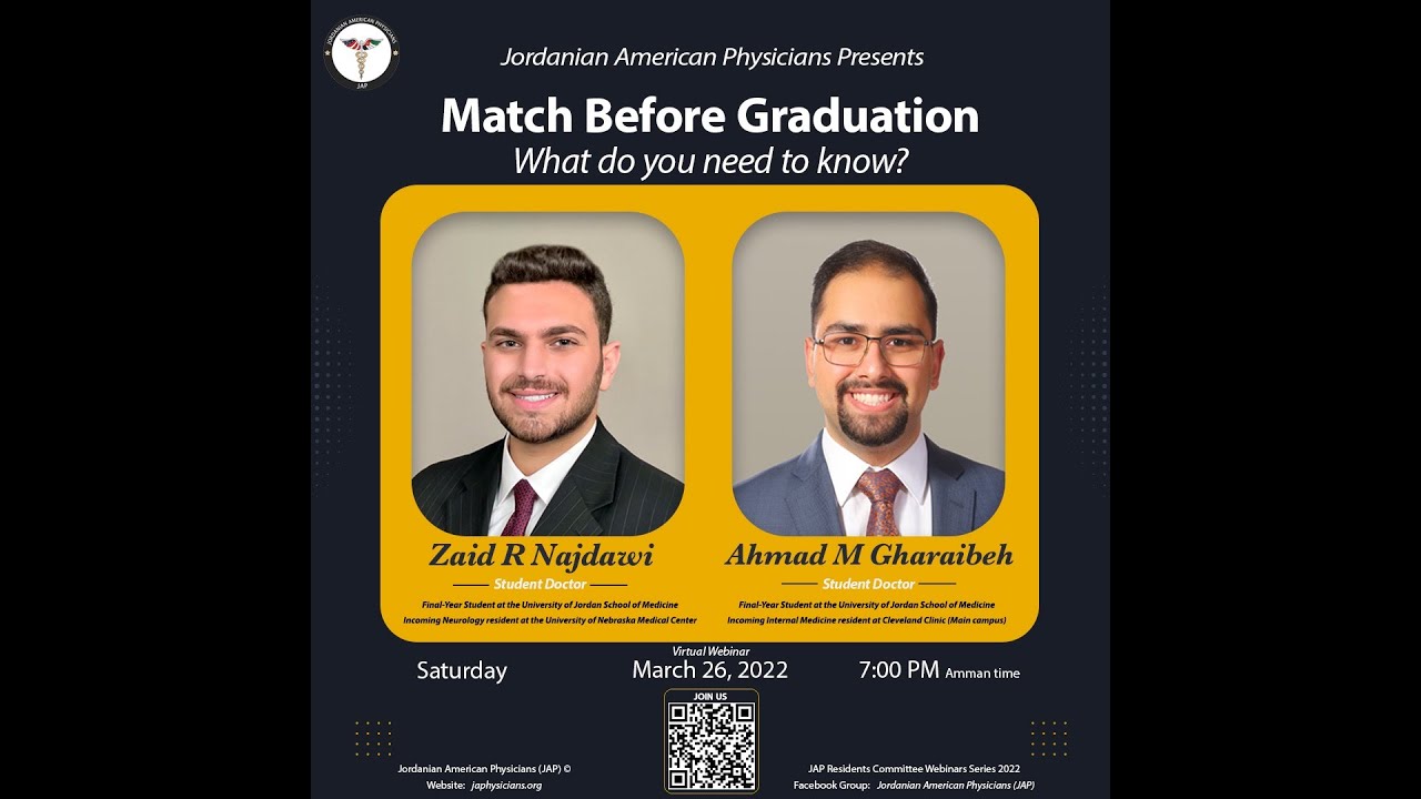 Match before graduation