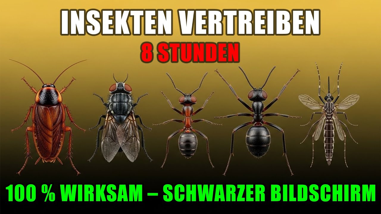 TON ZUR VERTREIBUNG VON INSEKTEN 🚫🦟 100 % WIRKSAMES ULTRASCHALL-ABWEHRMITTEL