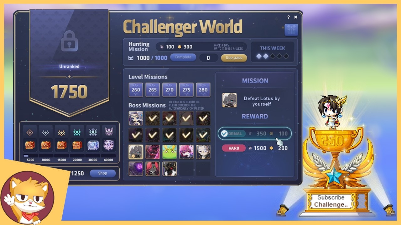 MapleStory Challengers World Progression Guide | First Steps! | GMS Hyper Burning