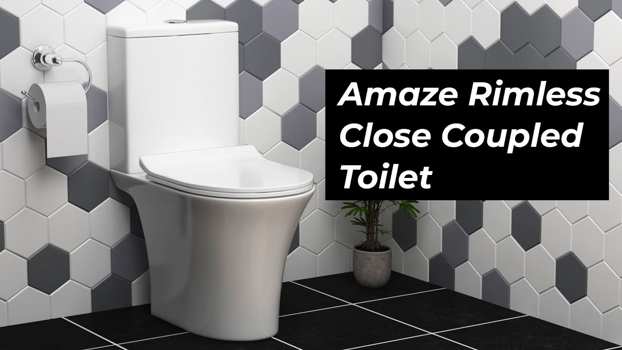 Amaze Rimless Close Coupled Toilets | Toilets in Uk I Royal Bathrooms