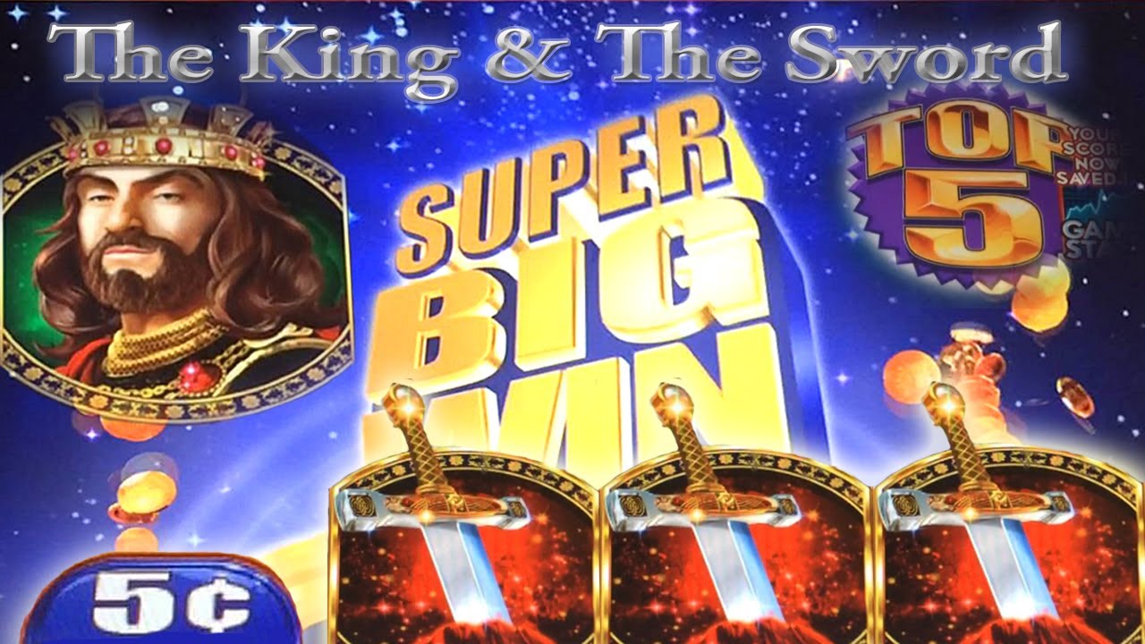 BIG BET..SUPER BIG WIN! The King and The Sword Slot Machine Bonus Free Spins Top 5!