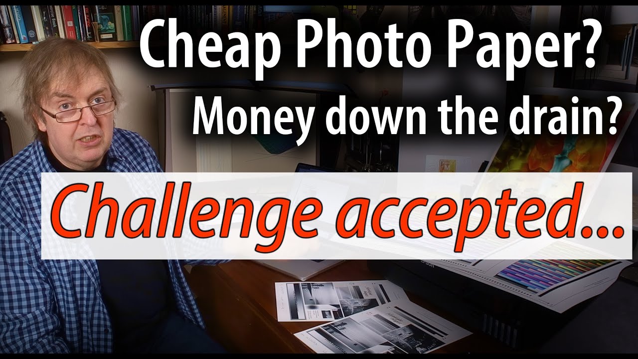 Cheap matte photo paper  review- is it any good on the ET-8550. Profiles for colour and B&W