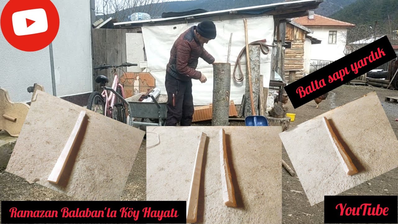 balta sapı yardık kayın ağacı,dan #köydehayatvar #köyhayatı #mengen #bolu #türkiye #balta #sapi