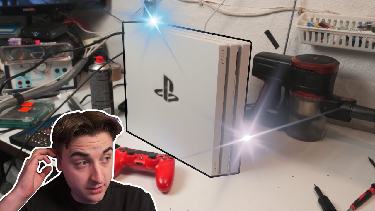 PS4 Pro Reinigung mit Pechsträhne