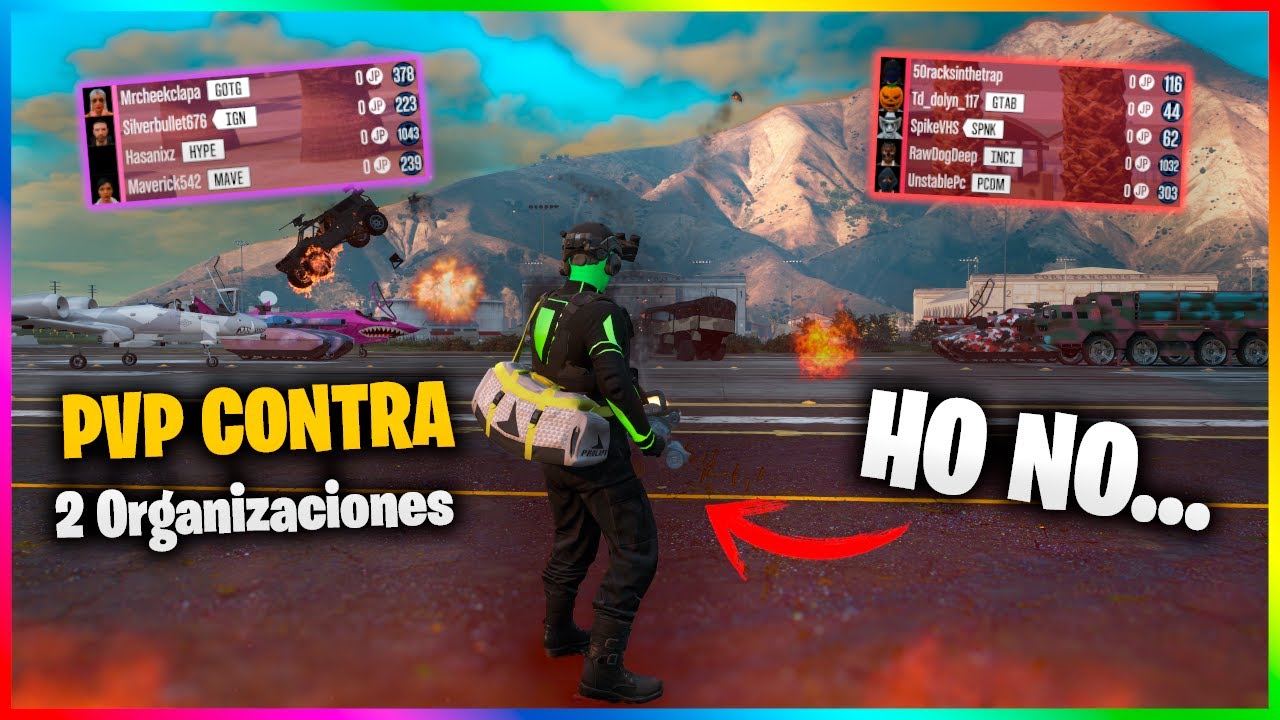 ¡TUVE QUE PELEAR CON 2 Organizaciones En GTA 5 Online!