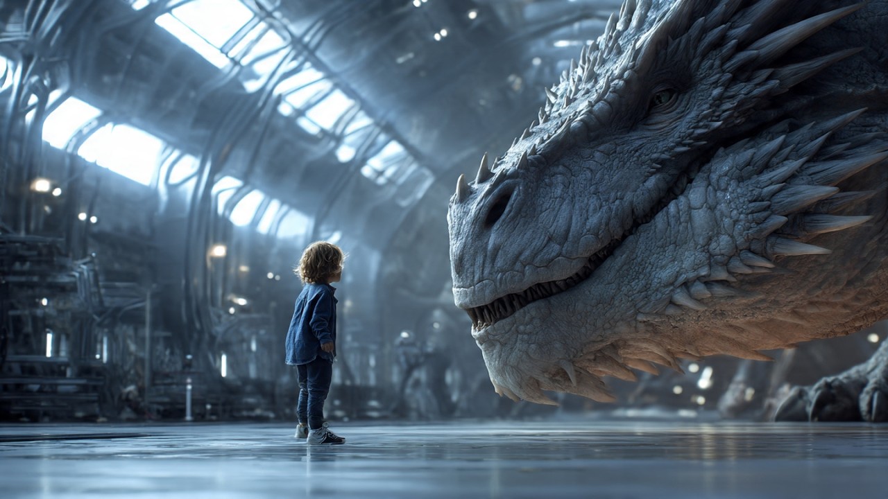 The Deadliest Dragon in the Galaxy Froze When a Human Child Kissed It | HFY