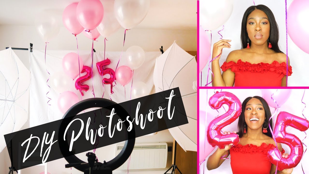 CHEAP DIY PHOTOSHOOT ! Take high quality pictures YOURSELF without a DSLR!  FionaBrianne