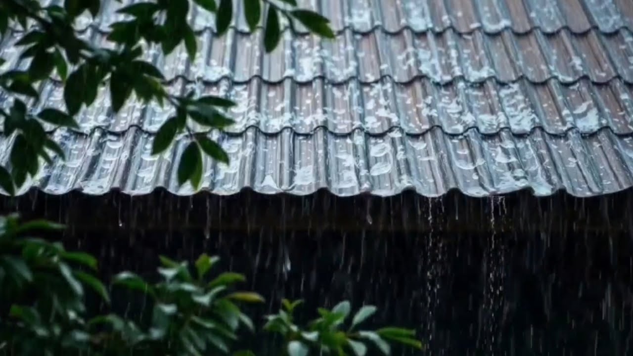 Instant Insomnia Relief 🌧️ Heavy Rain Sounds for Deep Sleep and Peaceful Rest Tonight