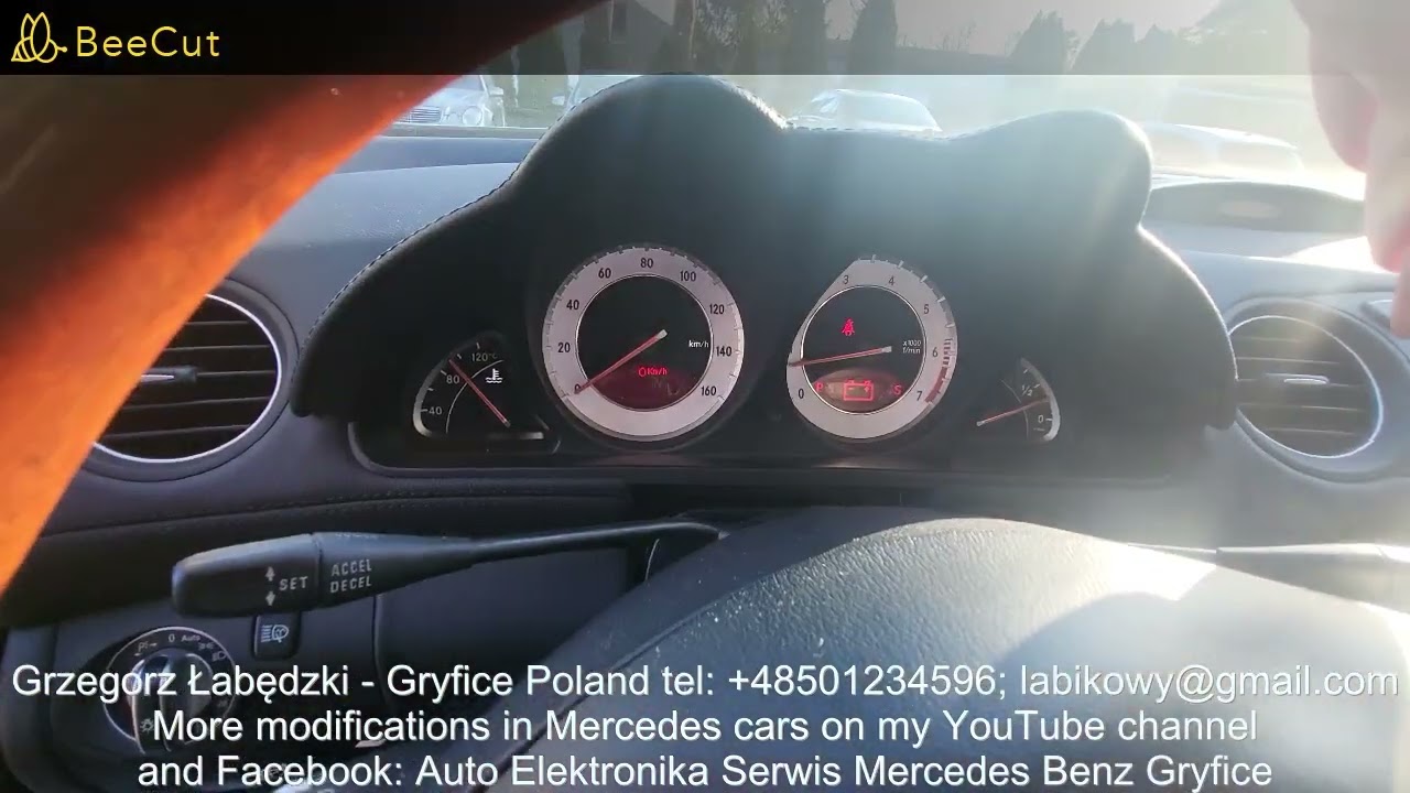 GLAEM - Mercedes r230 SL, SL500 uszkodzony moduł BCM - kolejny