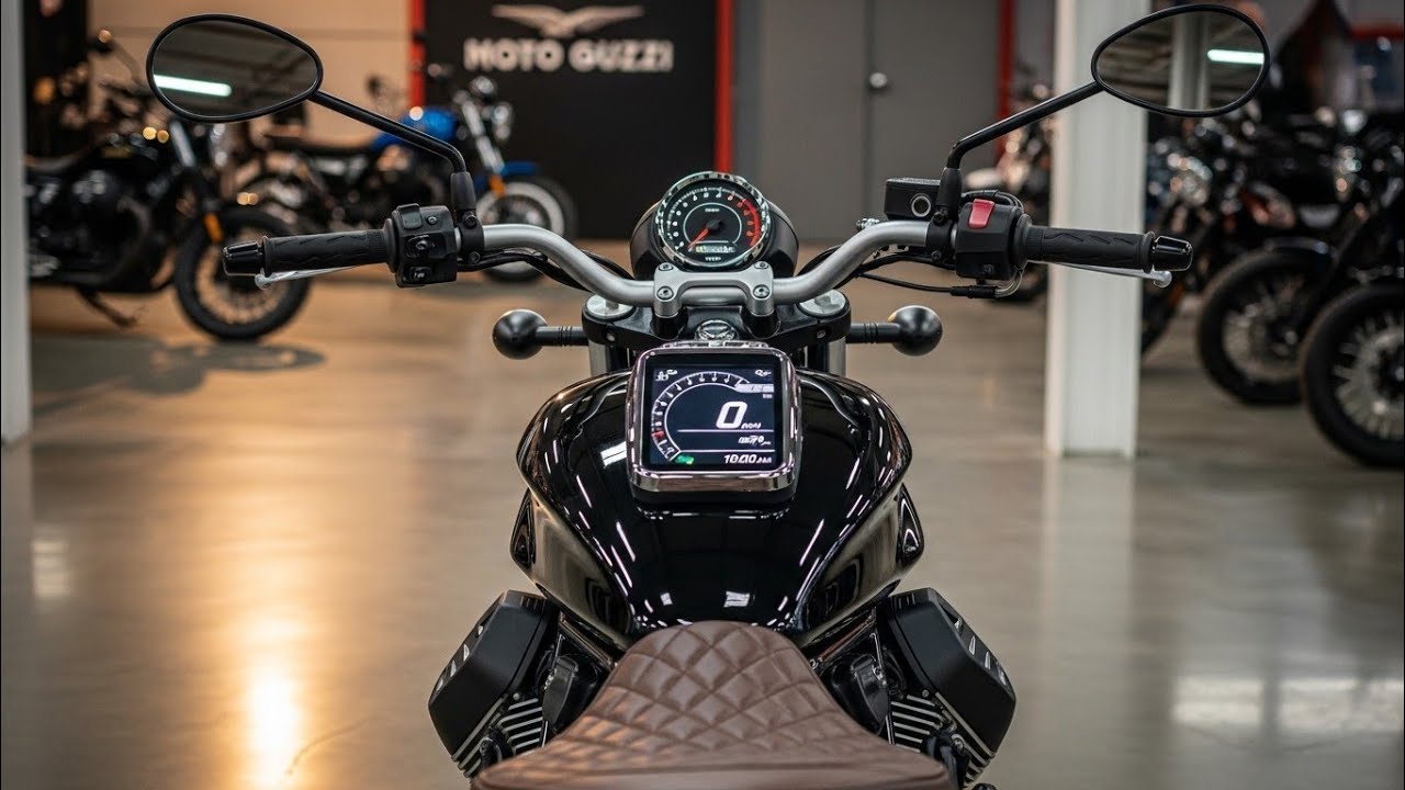 2026 New Moto Guzzi V9 Scrambler – Classic Style Meets Modern Performance!