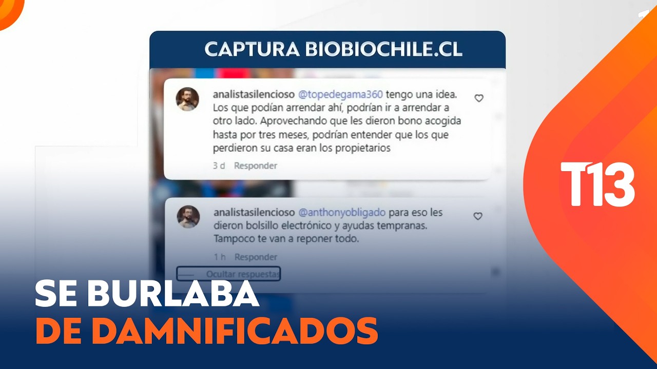 Periodista del Serviu usaba cuenta troll donde se burlaba de damnificados
