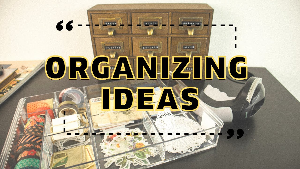 How I organize my stickers and craft supplies | Unboxing and Sorting ASMR