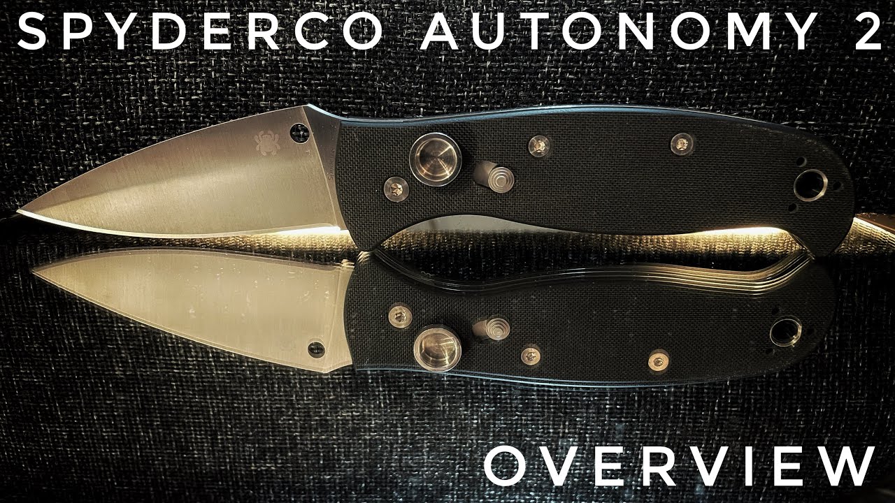 Spyderco Autonomy 2 - Knife Overview - Designed For US Coast Guard