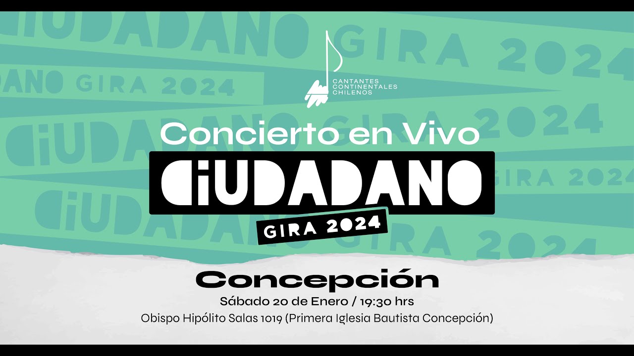 Cantantes Continentales Chilenos - Ciudadano [En Vivo]