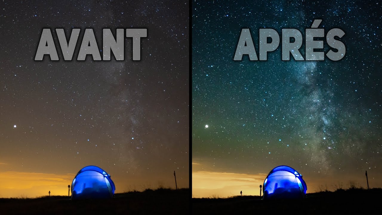 Comment photographier et sublimer la voie lactée : tutoriel Lightroom