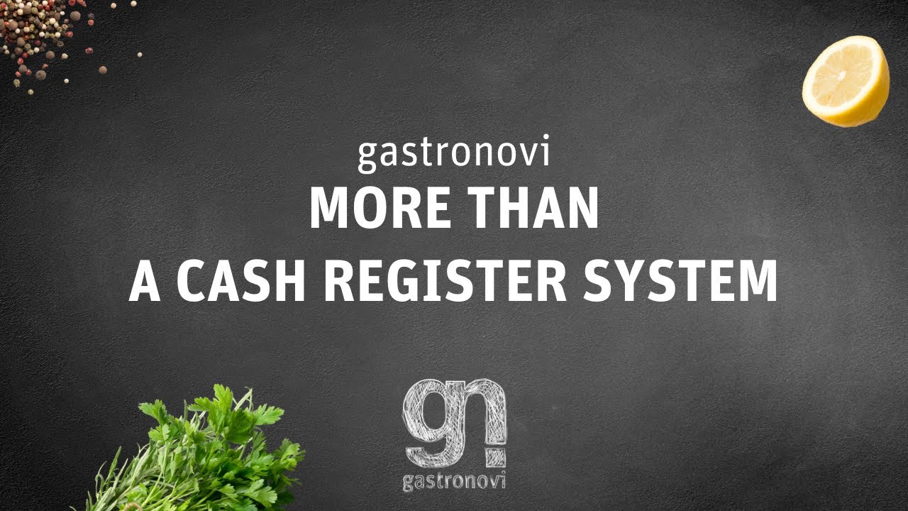 gastronovi - More than an impressive cash register system for your gastronomy