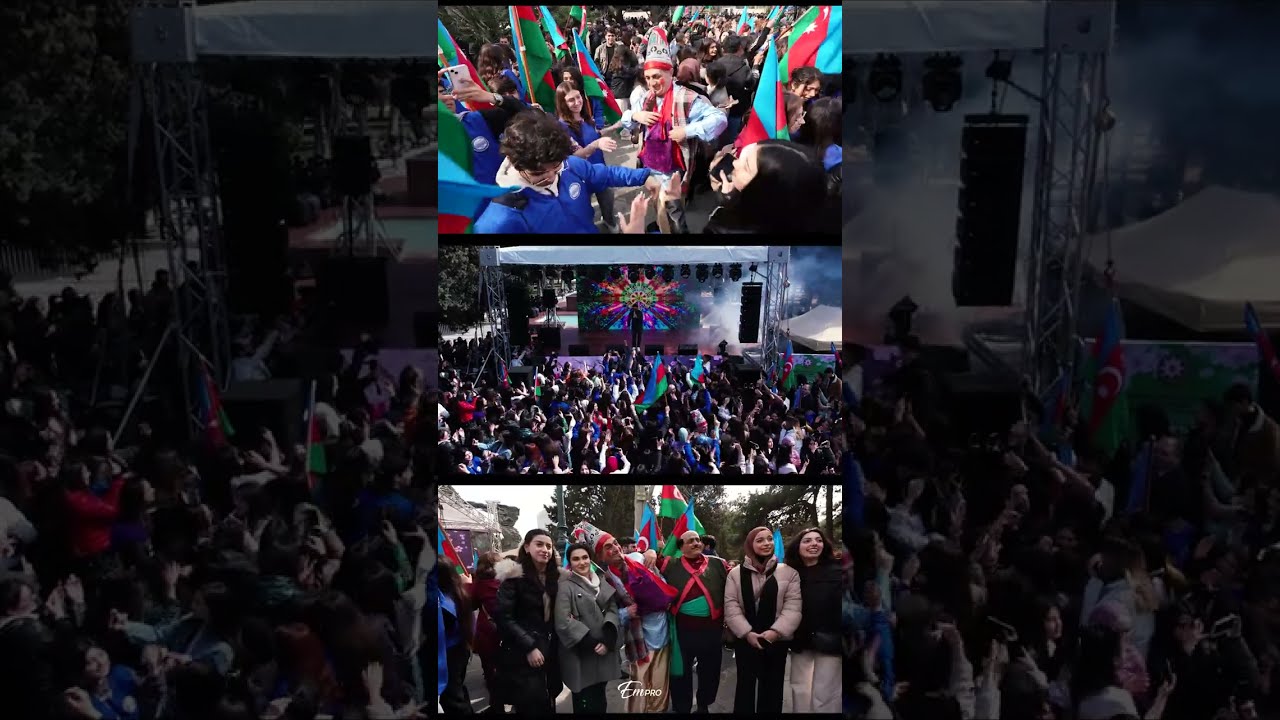 Yasamal sakinləri Novruzun gəlişini təntənə ilə qeyd edir