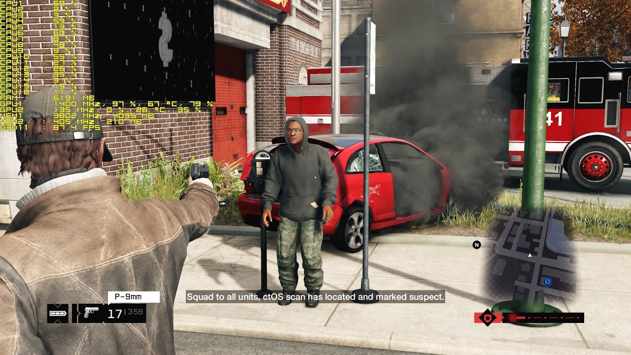 WATCH DOGS | GTX TITAN X |  2560X1440 | FRAME PERFORMANCE | 5960X