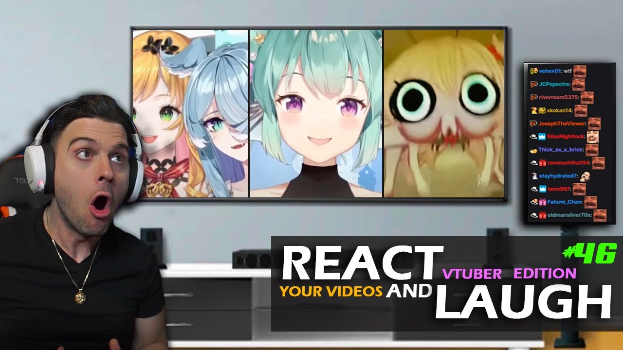 Reacting and Laughing to VTUBER clips YOU sent #46