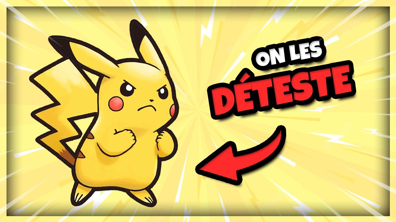 Les Pokémon les plus *DÉTESTÉS* (en France et en francophonie)