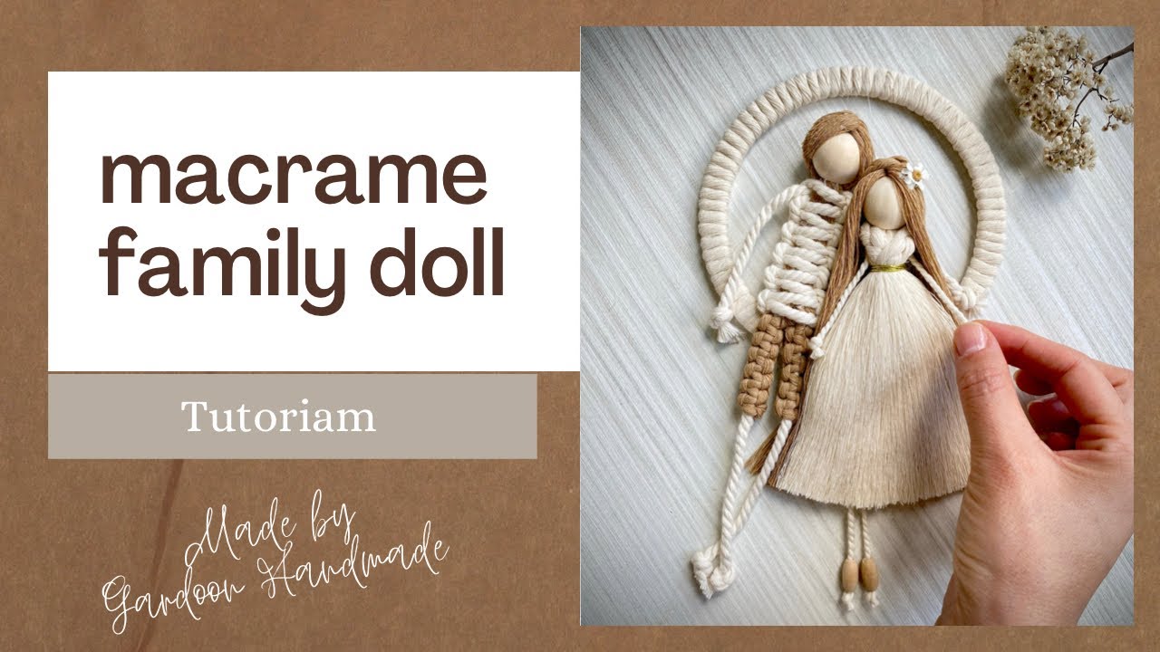 Macrame family combination doll