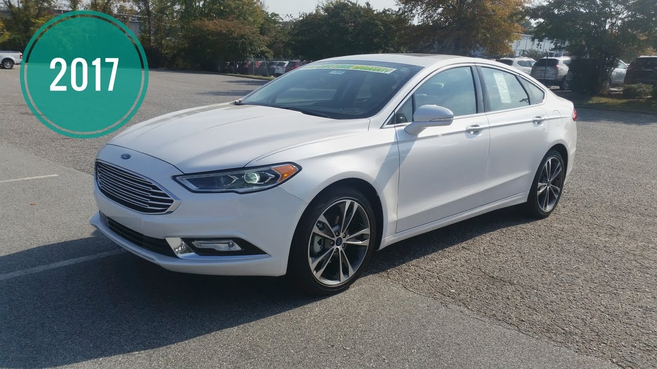 Ford Fusion Titanium 2017 года выпуска — Sport — SE — Обзор — Интерьер и экстерьер — Дистанционны...