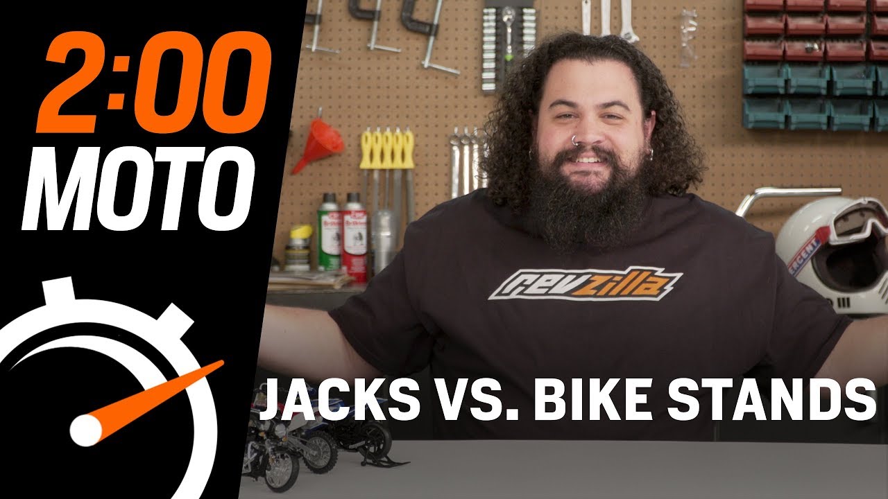 2 Minute Moto - Jacks vs Bike Stands