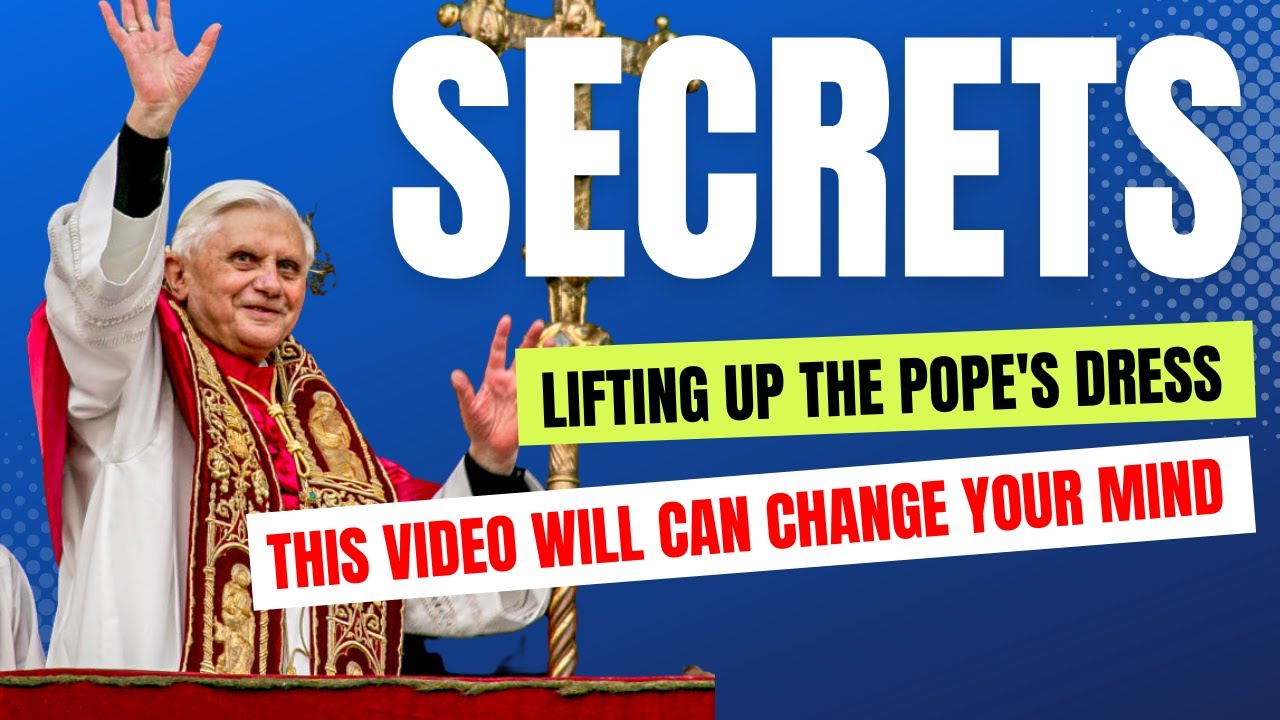 ROMAN CATHOLIC: Uncovering the private parts under the POPE'S dress.