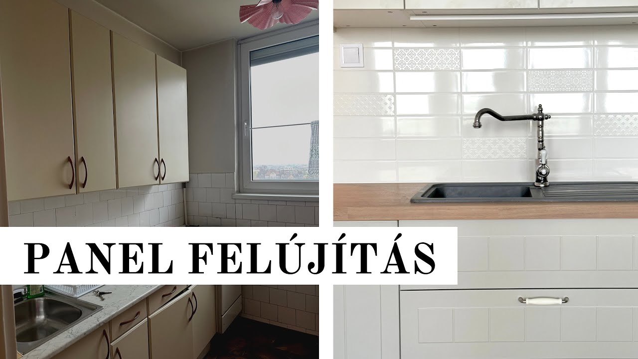 Panel felújítás - egy panellakás alaprajzi módosításai és teljeskörű felújítása