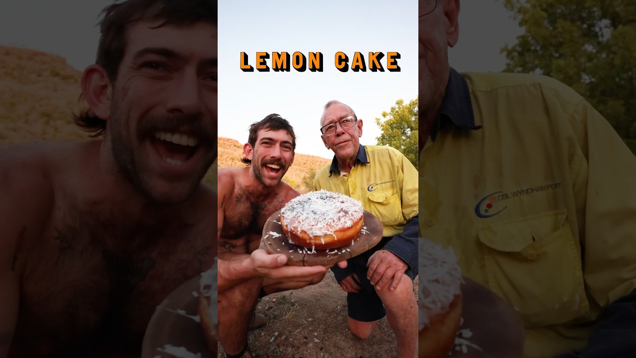 How to make Lemon Cake - Bush Style! #Cooking #Baking #Camping #Australia