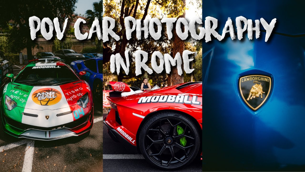 Super Chill POV Car Photography In Rome