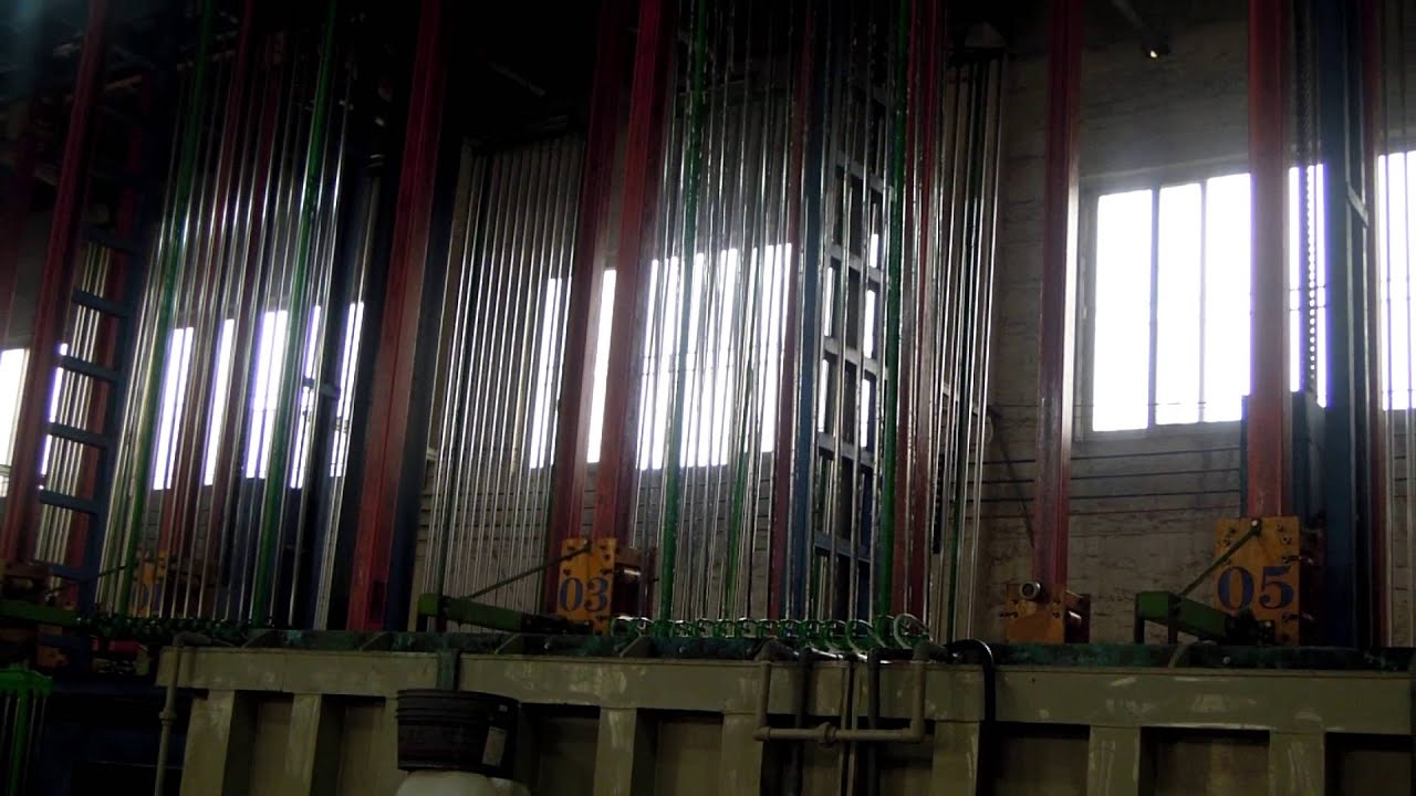 Nickel plating on steel tube directly.