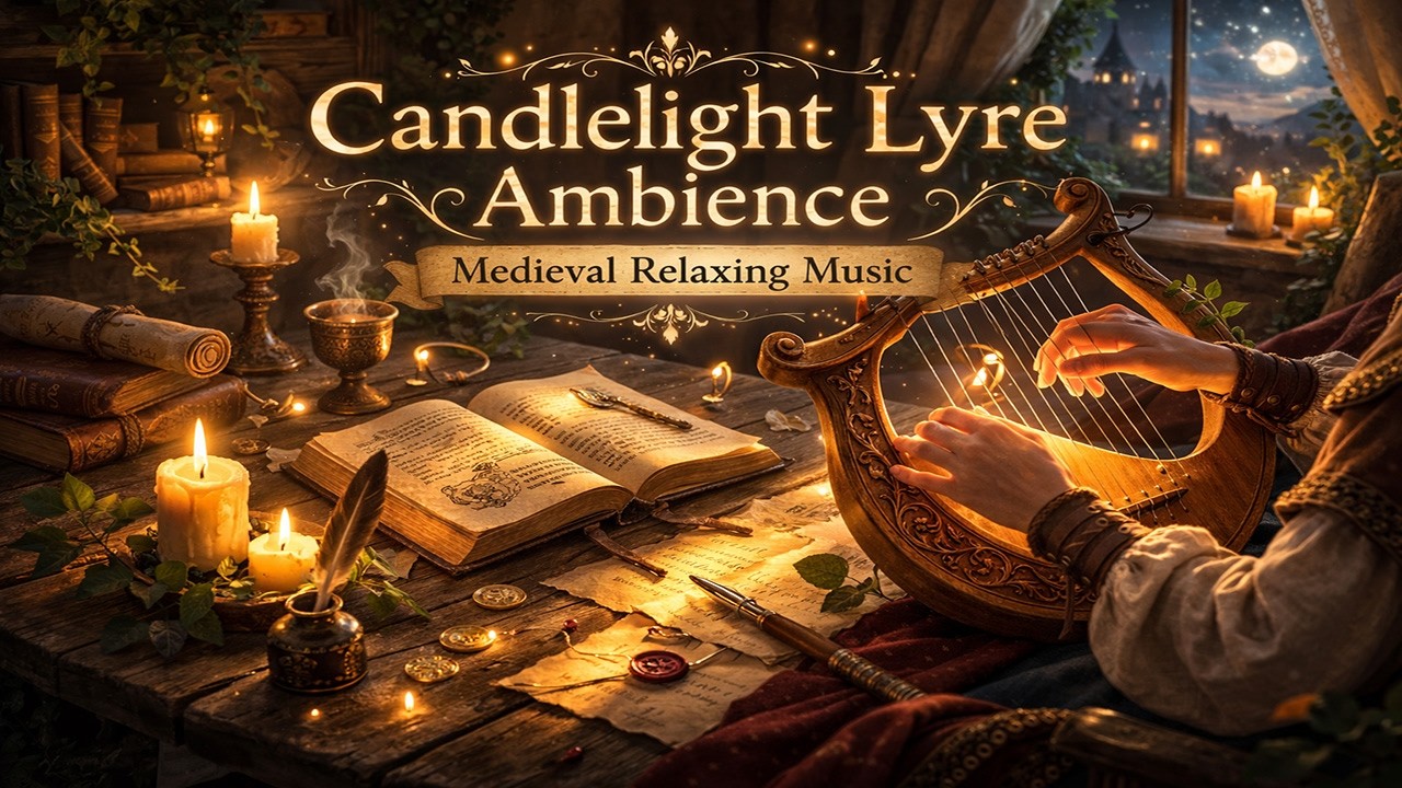 Peaceful Lyre Music 🌿 | Focus, Study & Relax