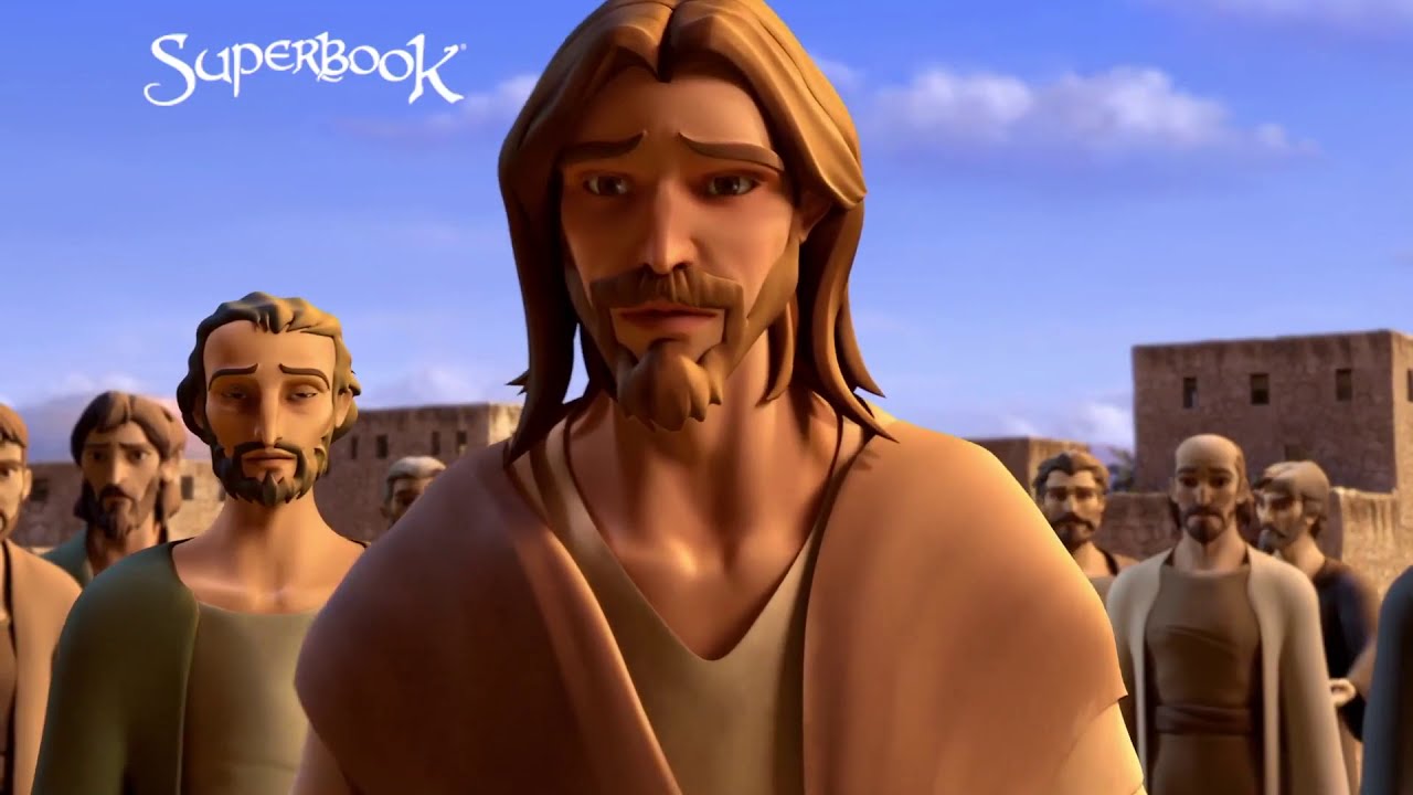 Superbook Video Clip - Jesus Heals Blind Bartimaeus