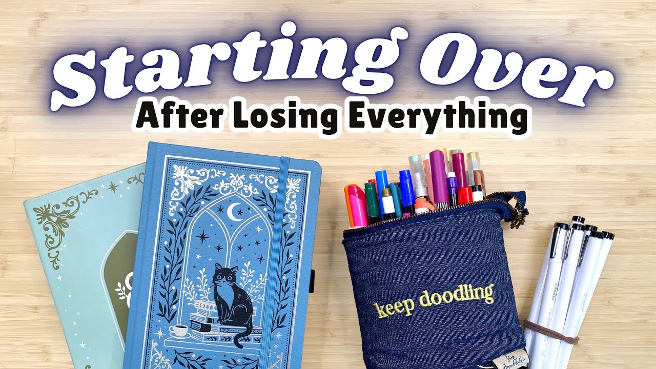 Journaling for the First Time After Losing Everything I Own... 📖 PLAN WITH ME