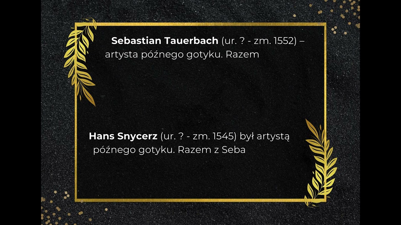 Sebastian Tauerbach i Hans Snycerz