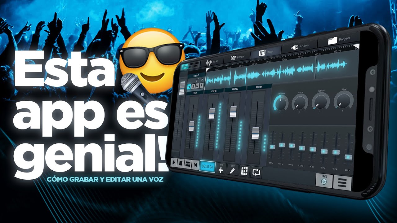 C&oacute;mo GRABAR y EDITAR una VOZ con tu CELULAR | Android APP FULL y GRATIS  🎤🔥🔊