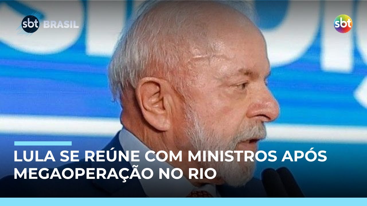 Lula se reúne com ministros para discutir megaoperação no Rio de Janeiro | #SBTBrasil