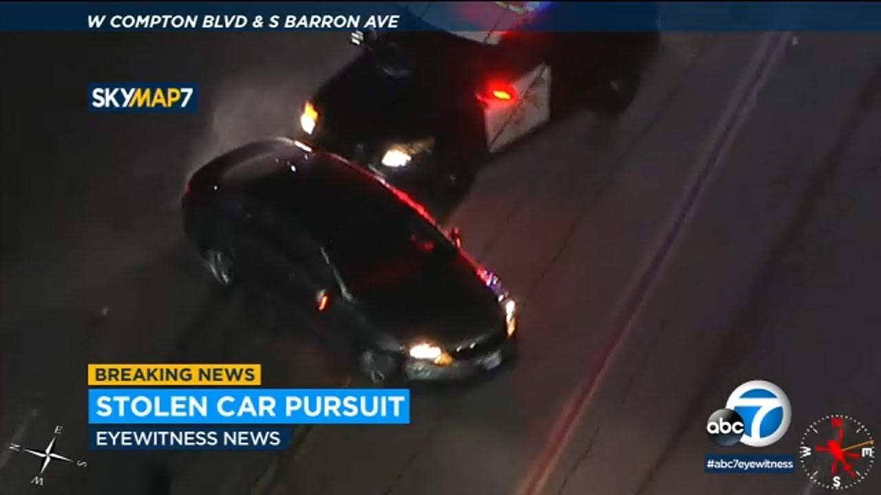 Chase: Driver crashes through fences as PIT maneuvers end wild LA pursuit
