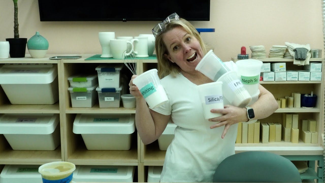 You too can mix your own glaze!
