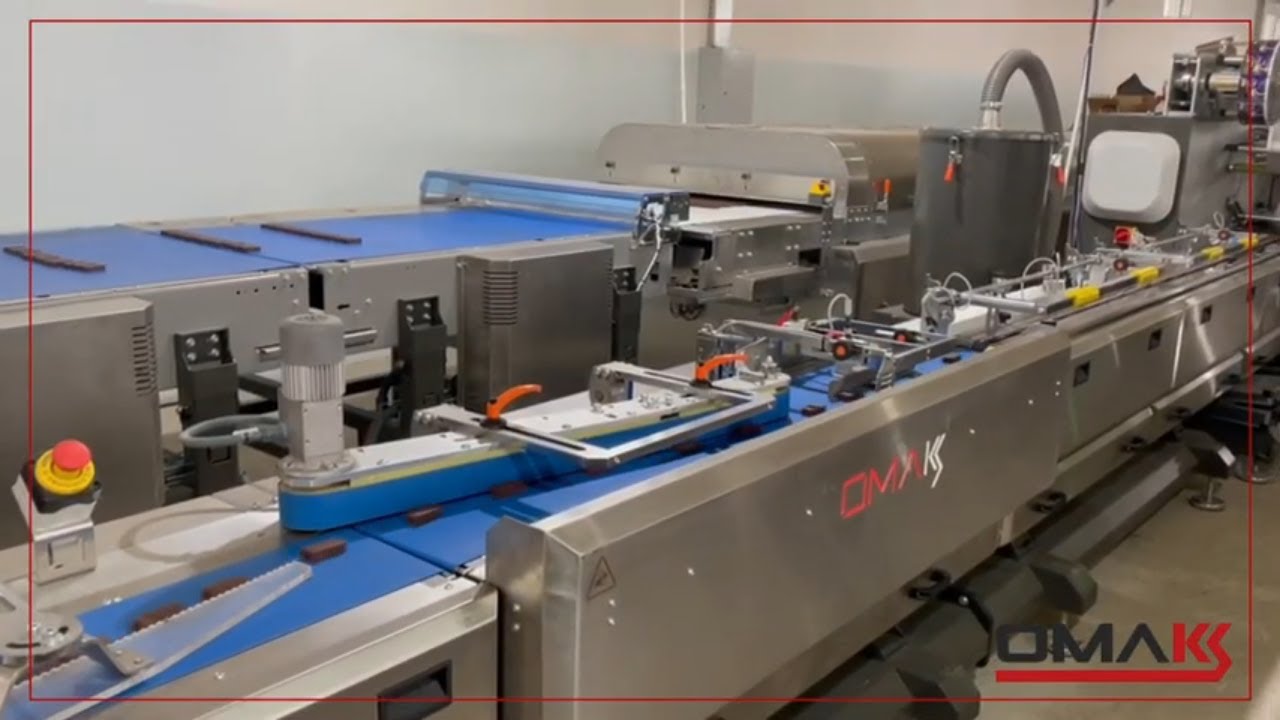 Horizontal Flowpack Wafer Packaging Machine Omaks Makina - Yatay Ambalaj Paketleme Makinesi