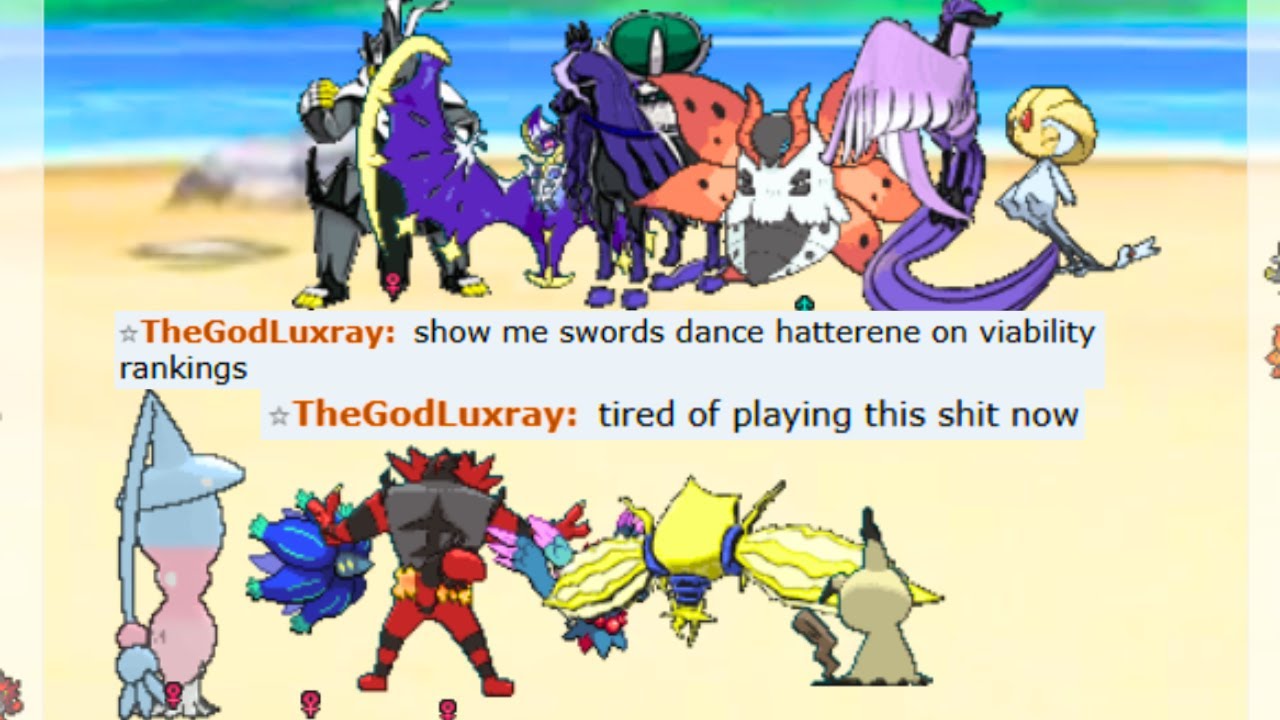 SWORDS DANCE HATTERENE MADE THIS SALTY NOOB RAGE ON POKEMON SHOWDOWN!!