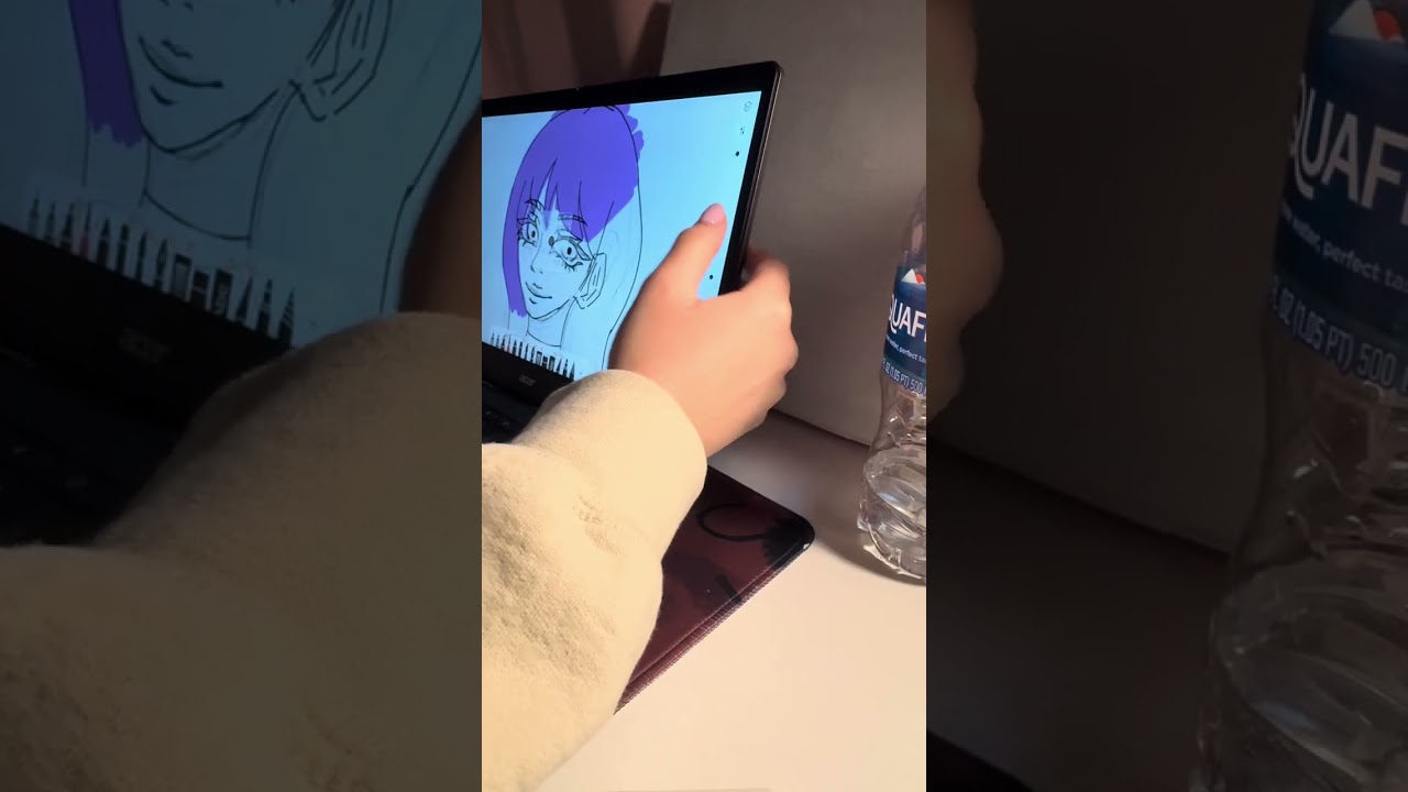 Wait my mom walks in while I draw-Calm video 