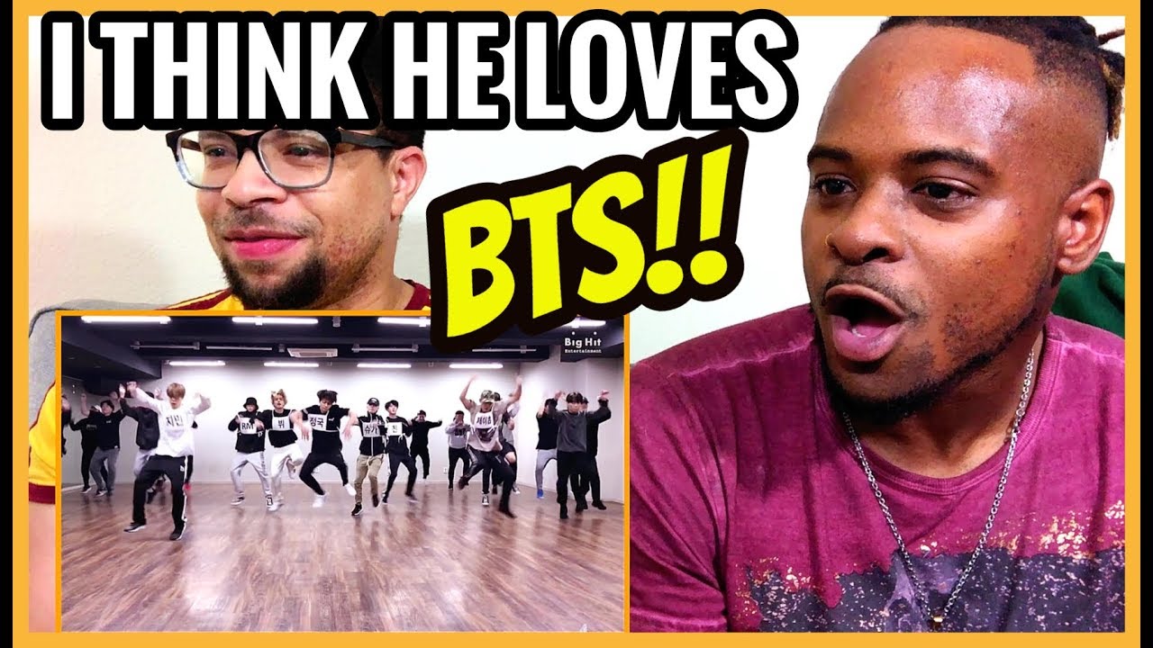I Think He LoveS BTS! - BTS (방탄소년단) 'MIC Drop' Dance Practice (MAMA dance break ver.) REACTION!!