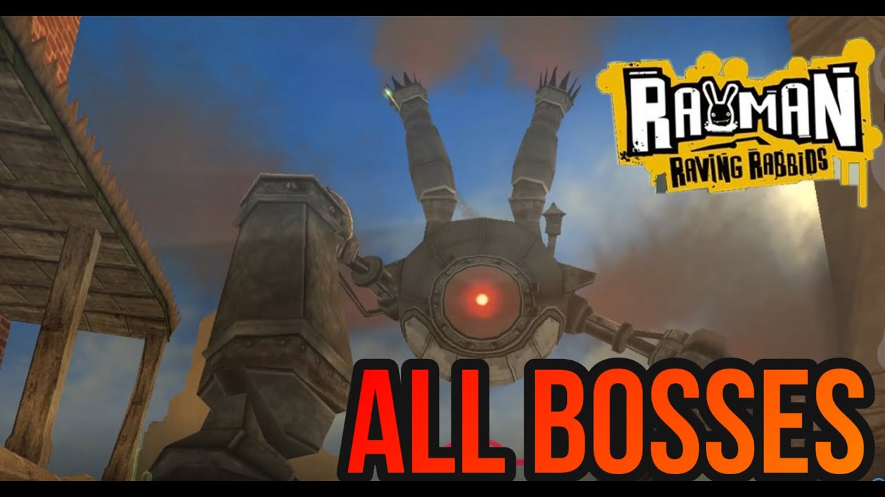Rayman Raving Rabbids All Bosses